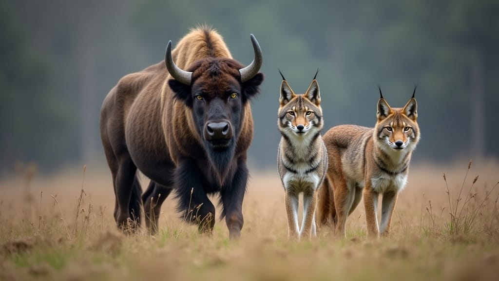 European Rewilding Success: Wolves, Bison, and Lynx Reclaim Historic Ranges