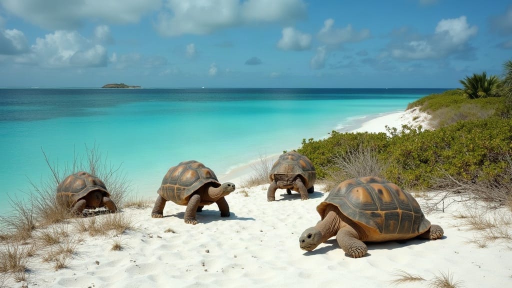 Aldabra's Wild Giant Tortoises Now Number About 183,000