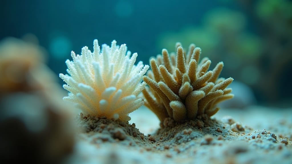 A Bleached Coral Lived Because It Touched Its Clone