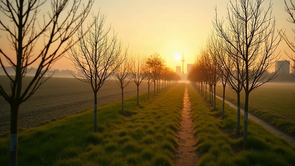 London Is Drawing a 200 Kilometre Ring of Trees Around the City