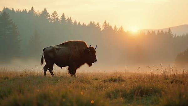 European Bison Roam the Carpathians Again After a Century
