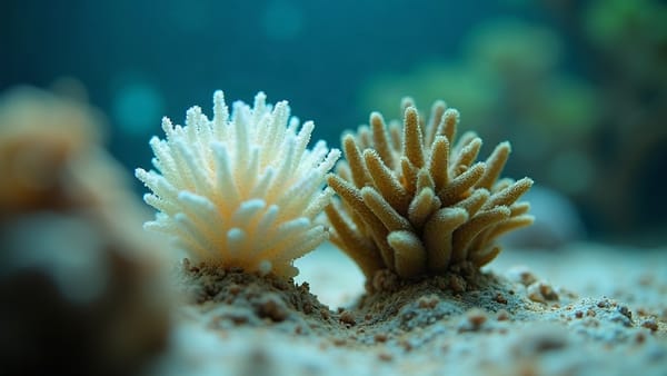 A Bleached Coral Lived Because It Touched Its Clone