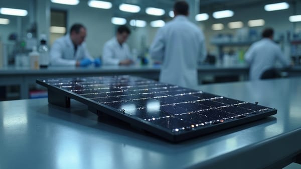 A Perovskite Solar Submodule the Size of a Table Hits 23.5 Percent