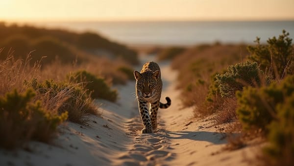 Seven Leopards Are Back on the West Coast. Two of Them Are Cubs.